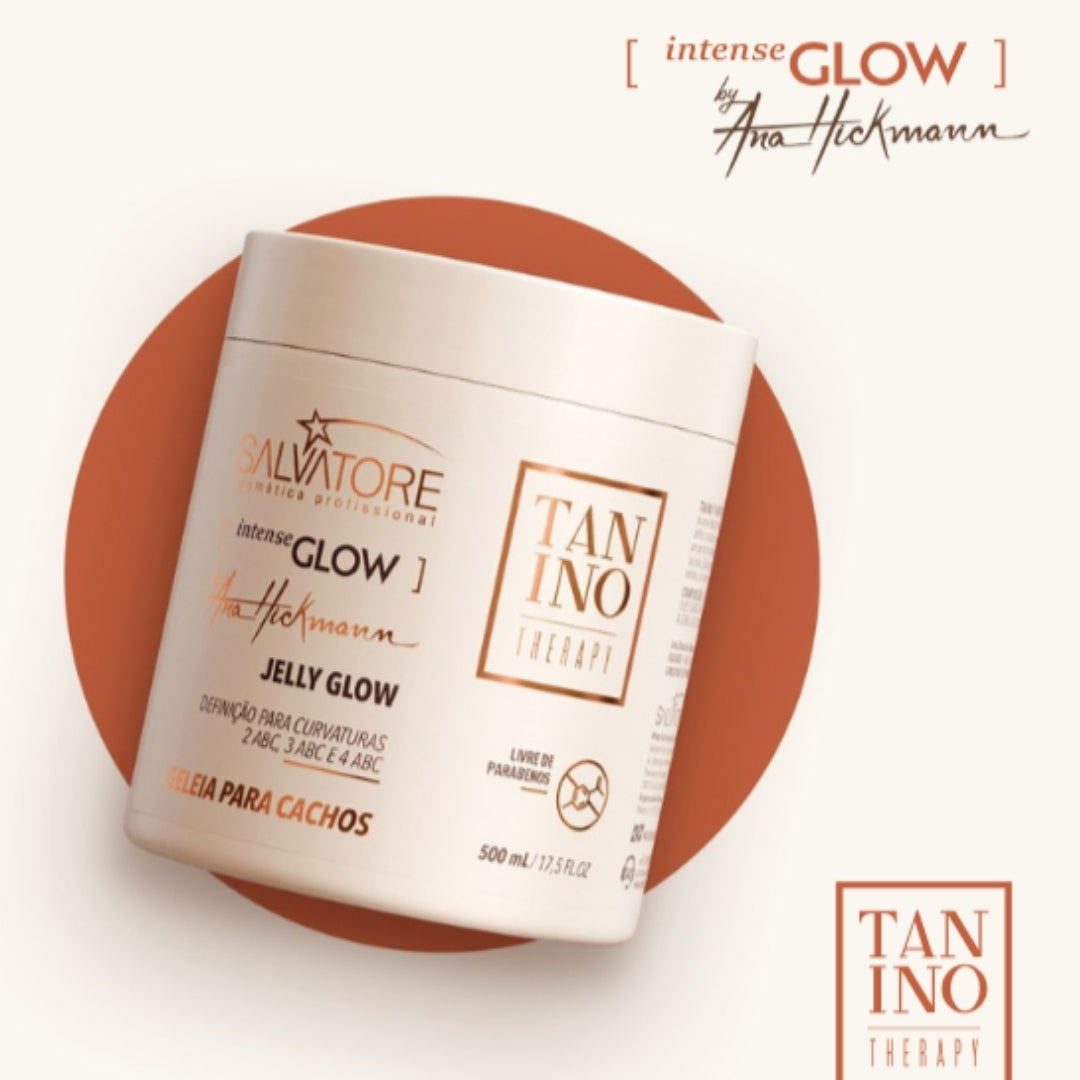 Tanino Glow Curly Hair Jelly Thermal Protection Finisher 500ml Salvatore