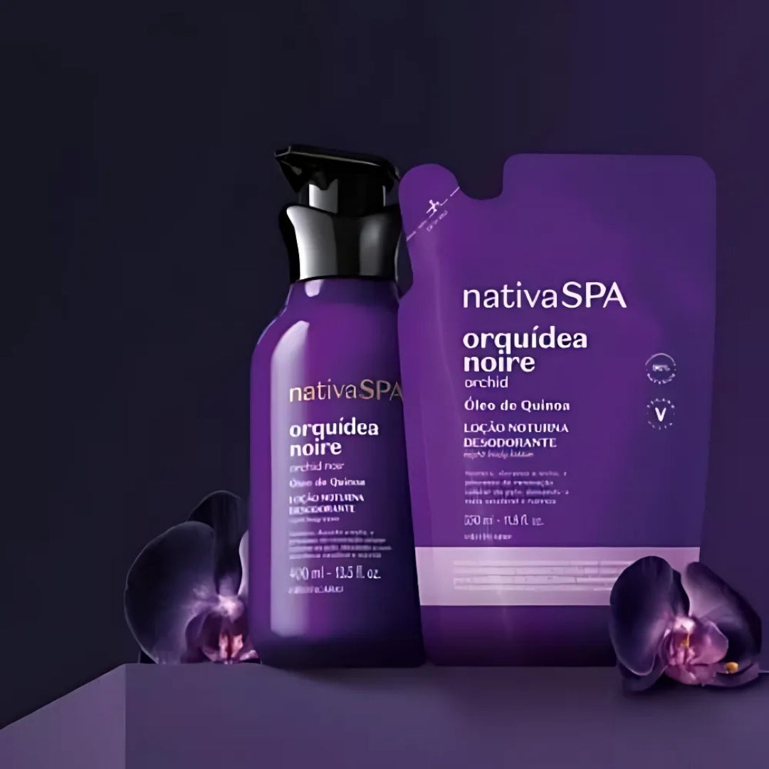 Nativa SPA Orchid Orquídea Noire Skin Care Body Moisturizing Kit O Boticário