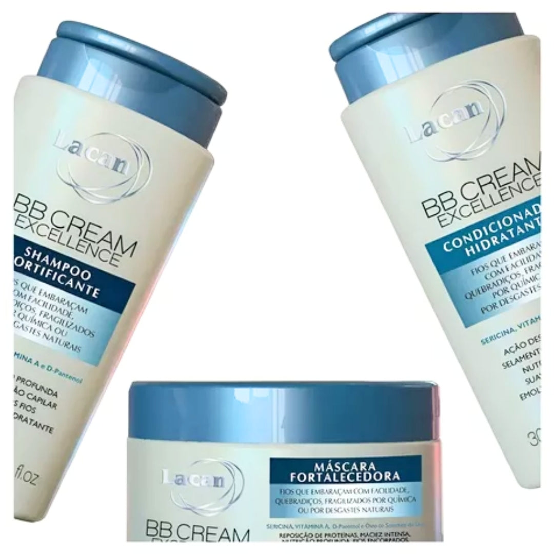 BB Cream Excellence Home Care Hair Treatment Kit 3x 300 Lacan