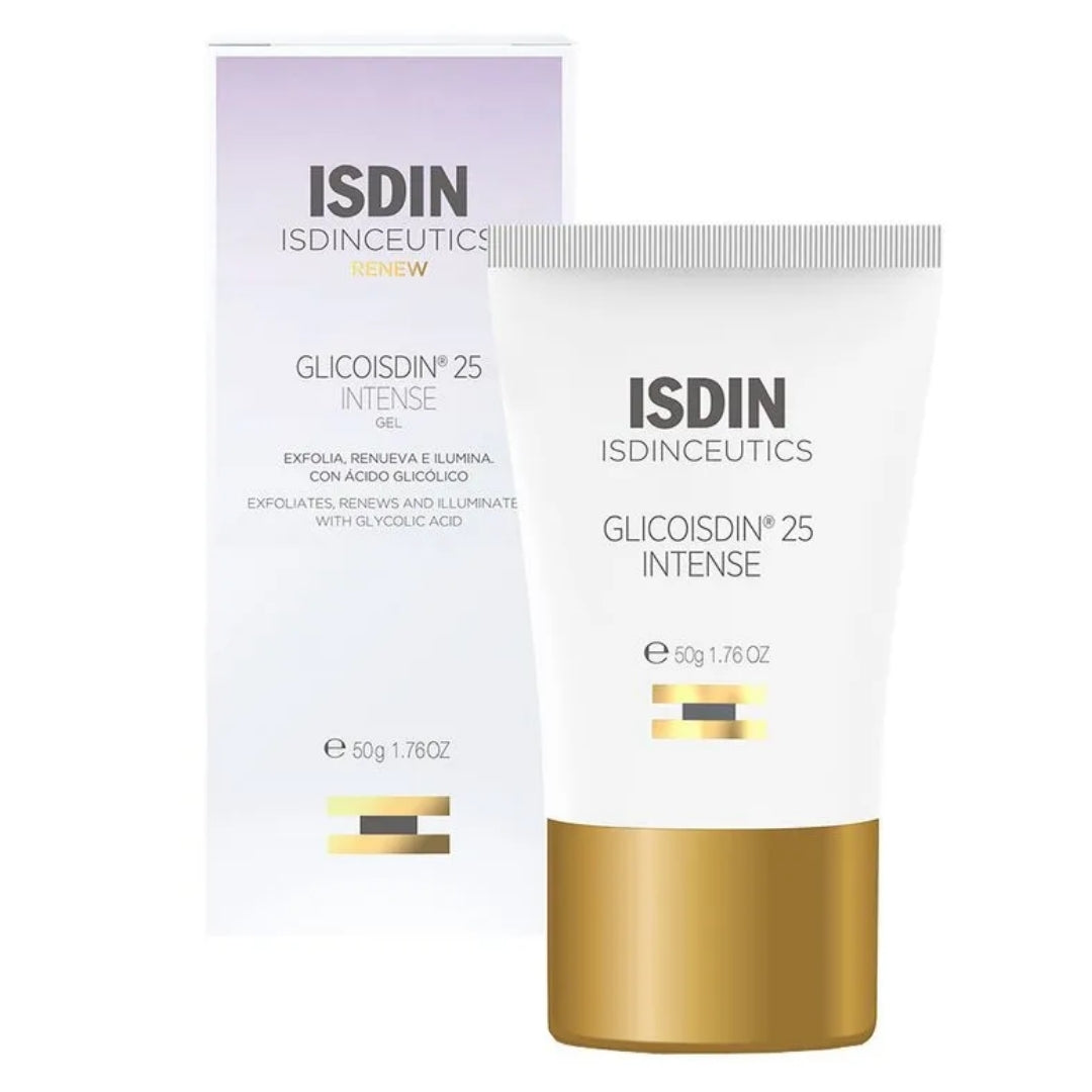 Glicoisdin 25 Intense Facial Peeling Effect Gel Glycolic Acid Skin Care 50g Isdin