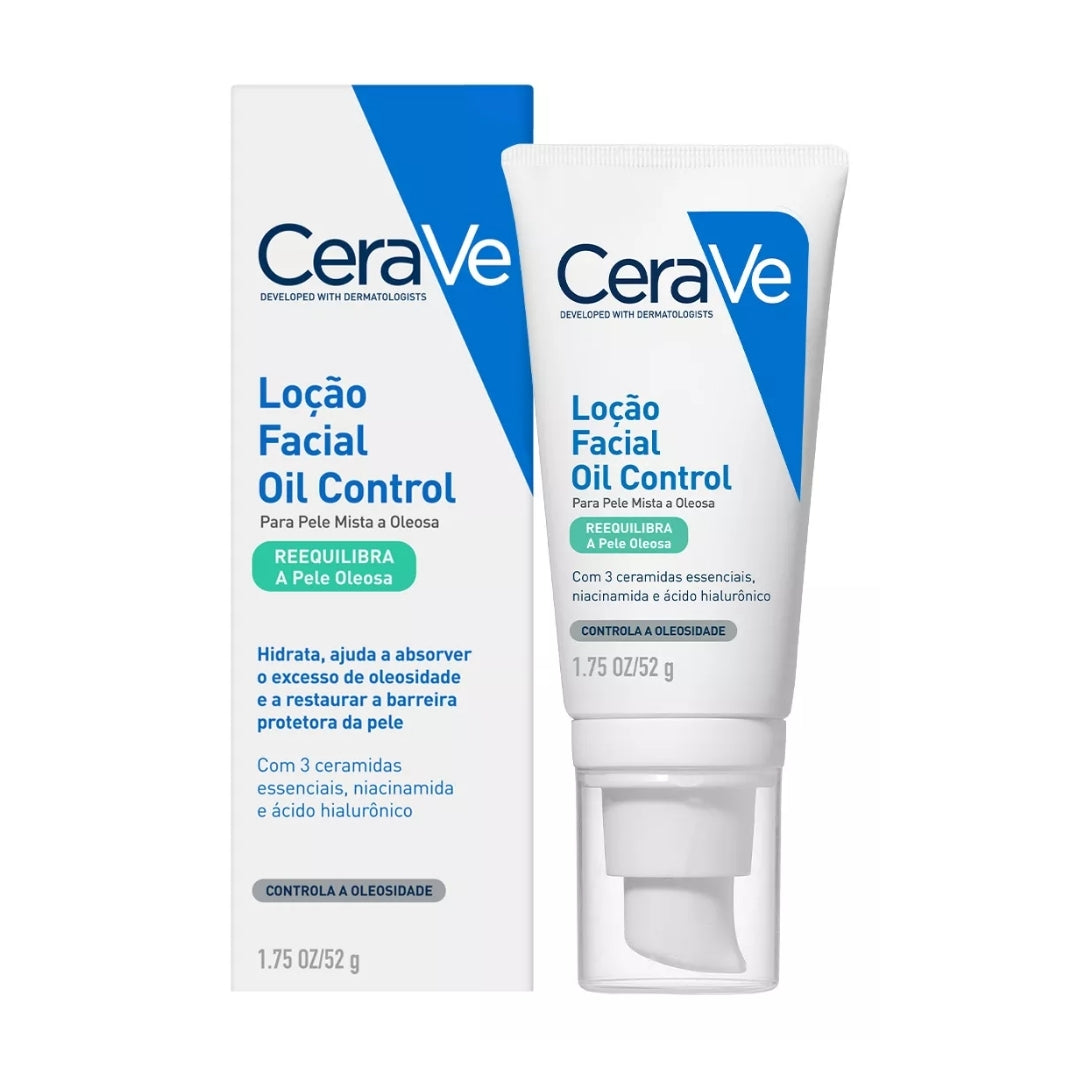 Facial Moisturizing Lotion Oily Skin Oil Control Daily Care 52g Cerave