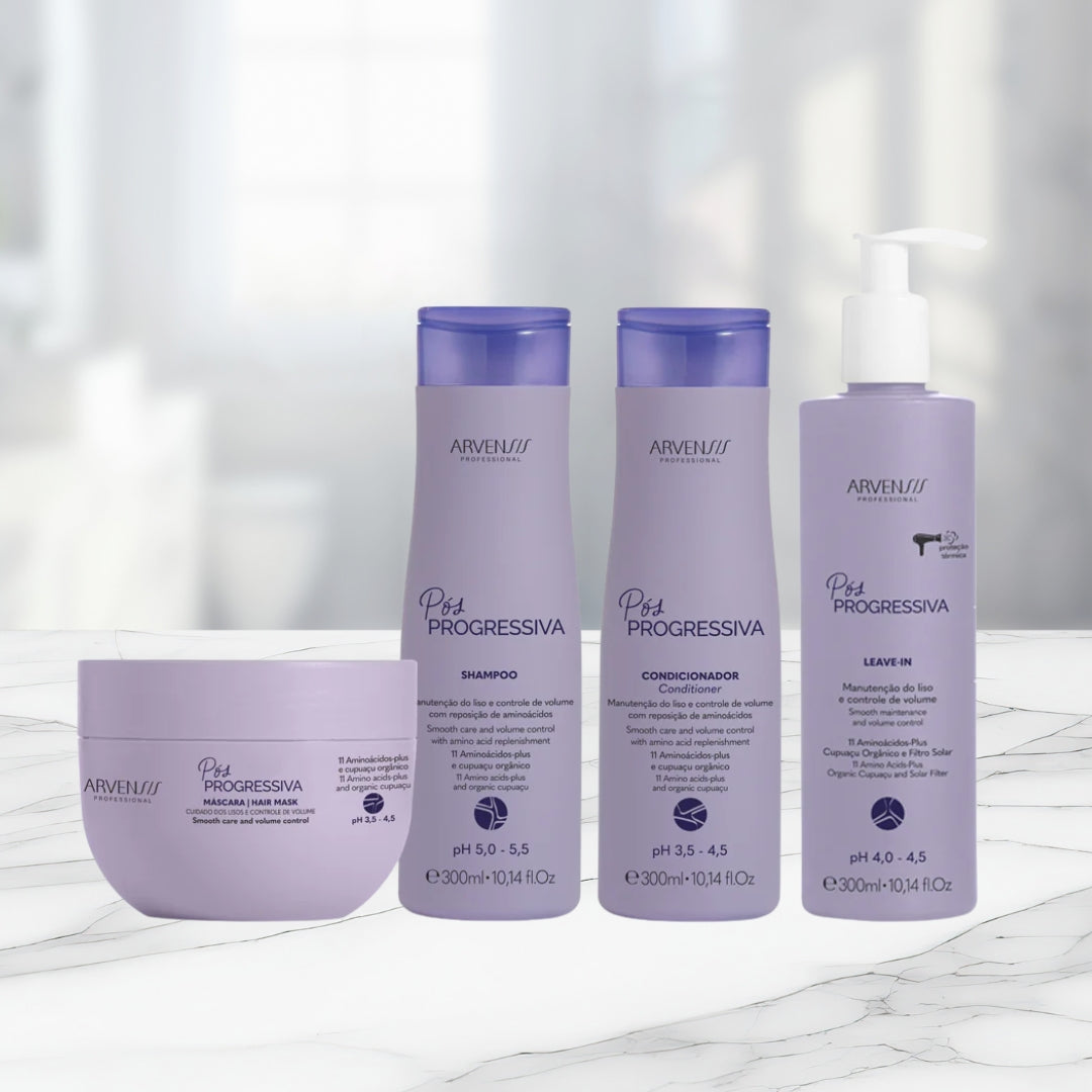 ما بعد التقدم التقدمي لعلاج الشعر النباتي مجموعة 4 itens - arvensis