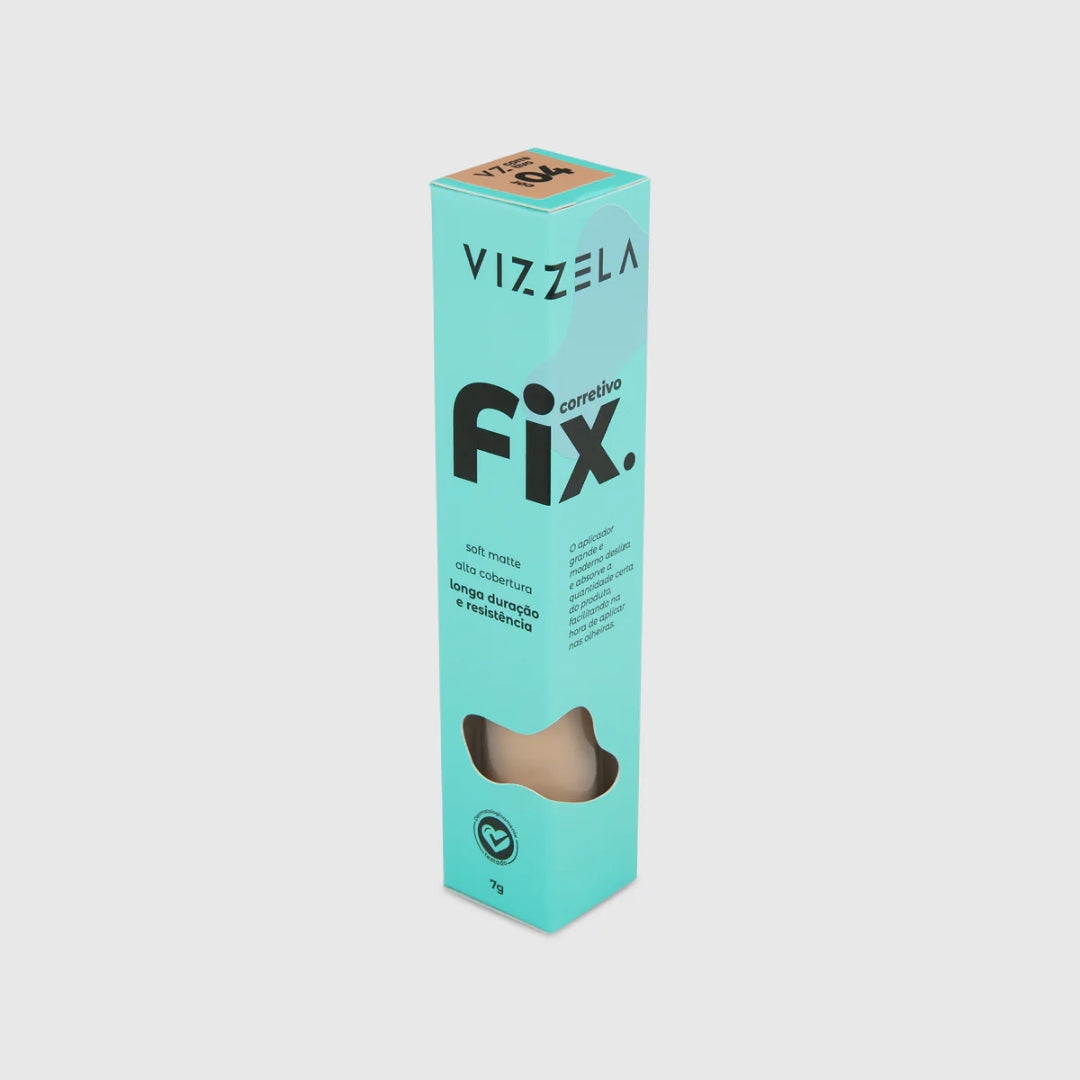 FIX Liquid Concealer Eye Makeup Skin Tone 4 Vizzela 7g