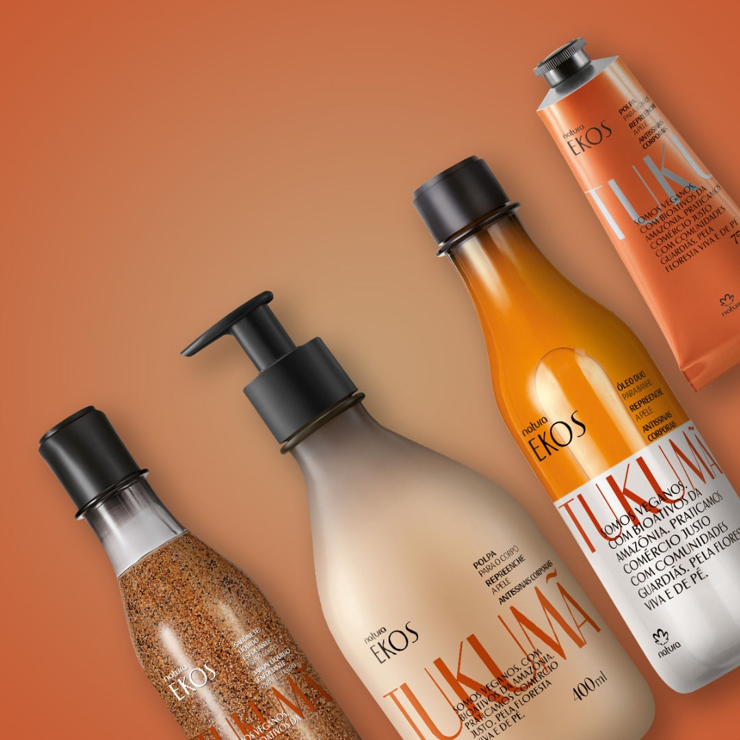 Ekos Tukumã Exfoliating and Moisturizing Body Hands Kit Natura Daily Skin Care