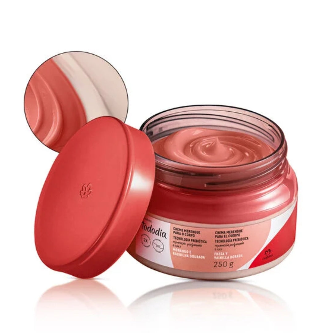Natura Todo Dia Strawberry and Golden Vanilla Merengue Body Cream 250g