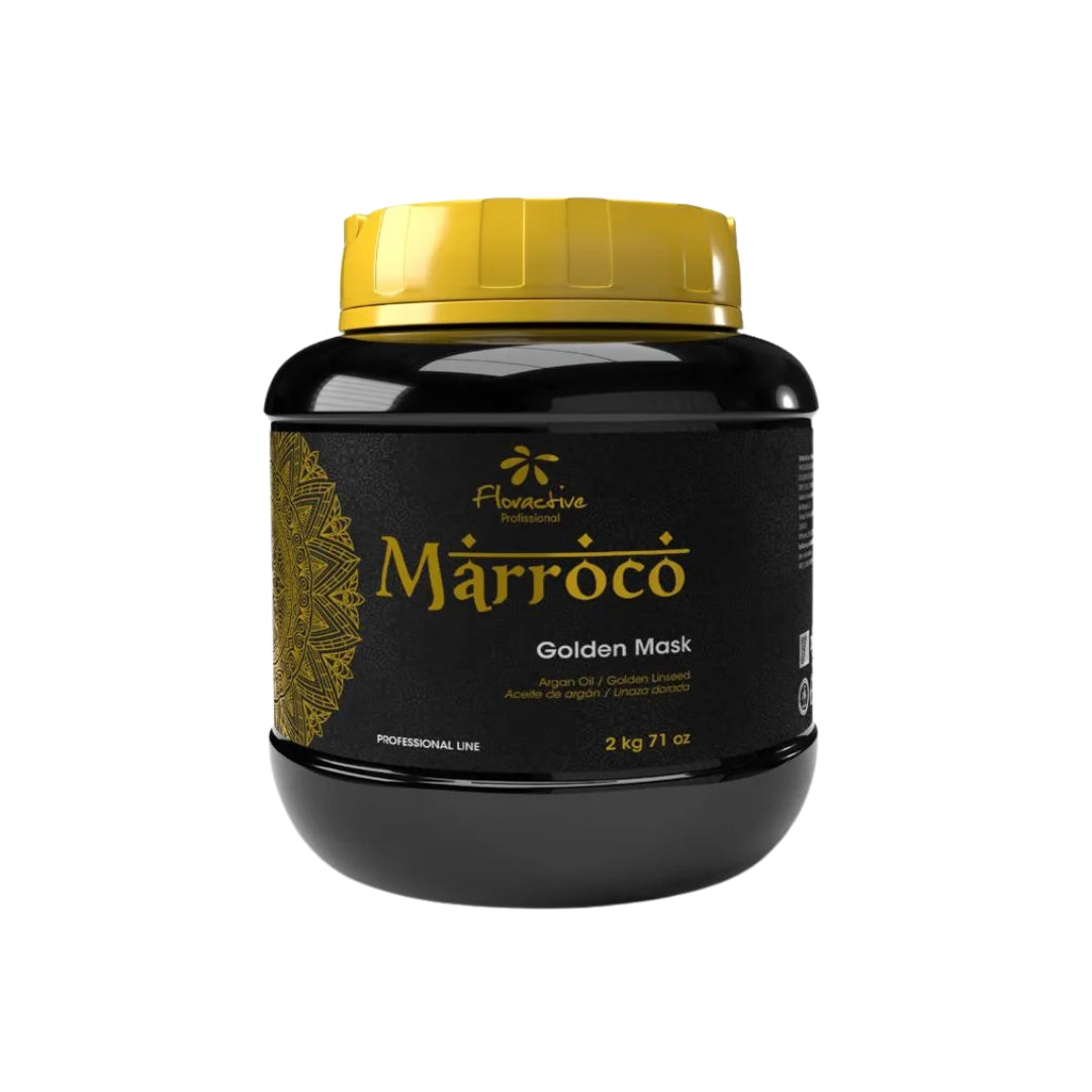 Marroco Argan Golden Plus Masque revitalisant hydratant pour cheveux 2Kg - Floractive