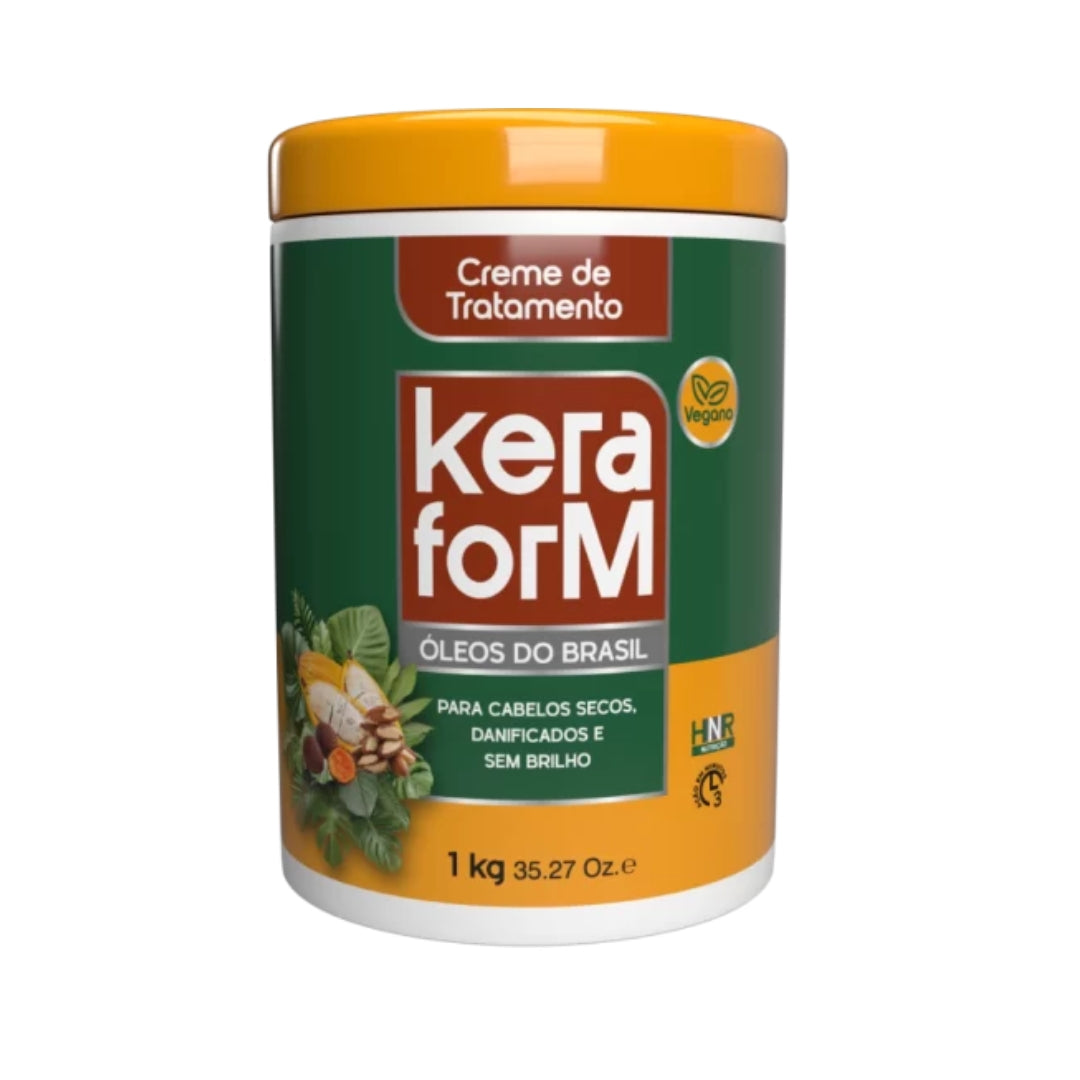 Skafe keraform óleos do brasil cream 1kg / 35.27 fl oz