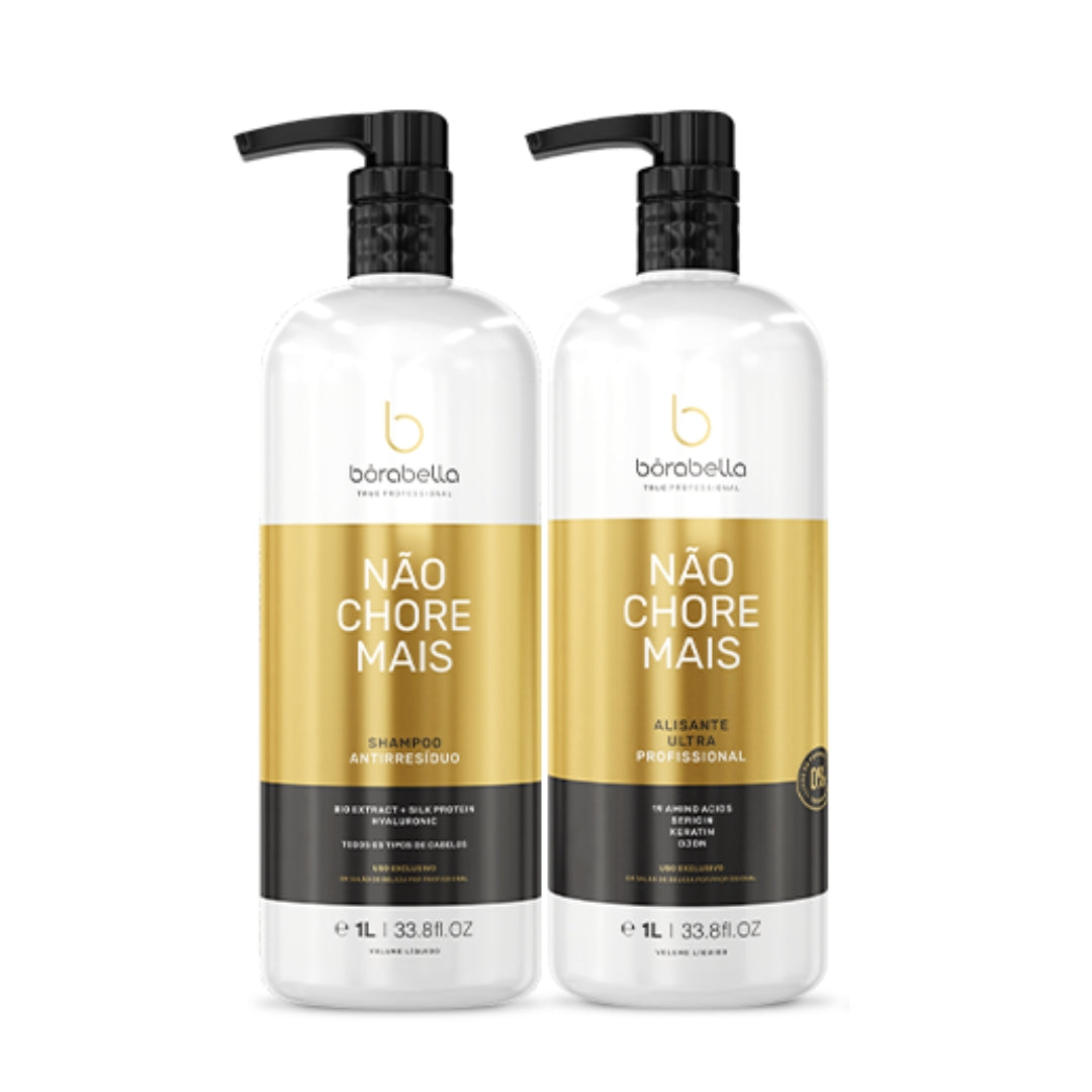 Nao Chore Mais No More Crying Progressive Hair Treatment 2x1L Borabella