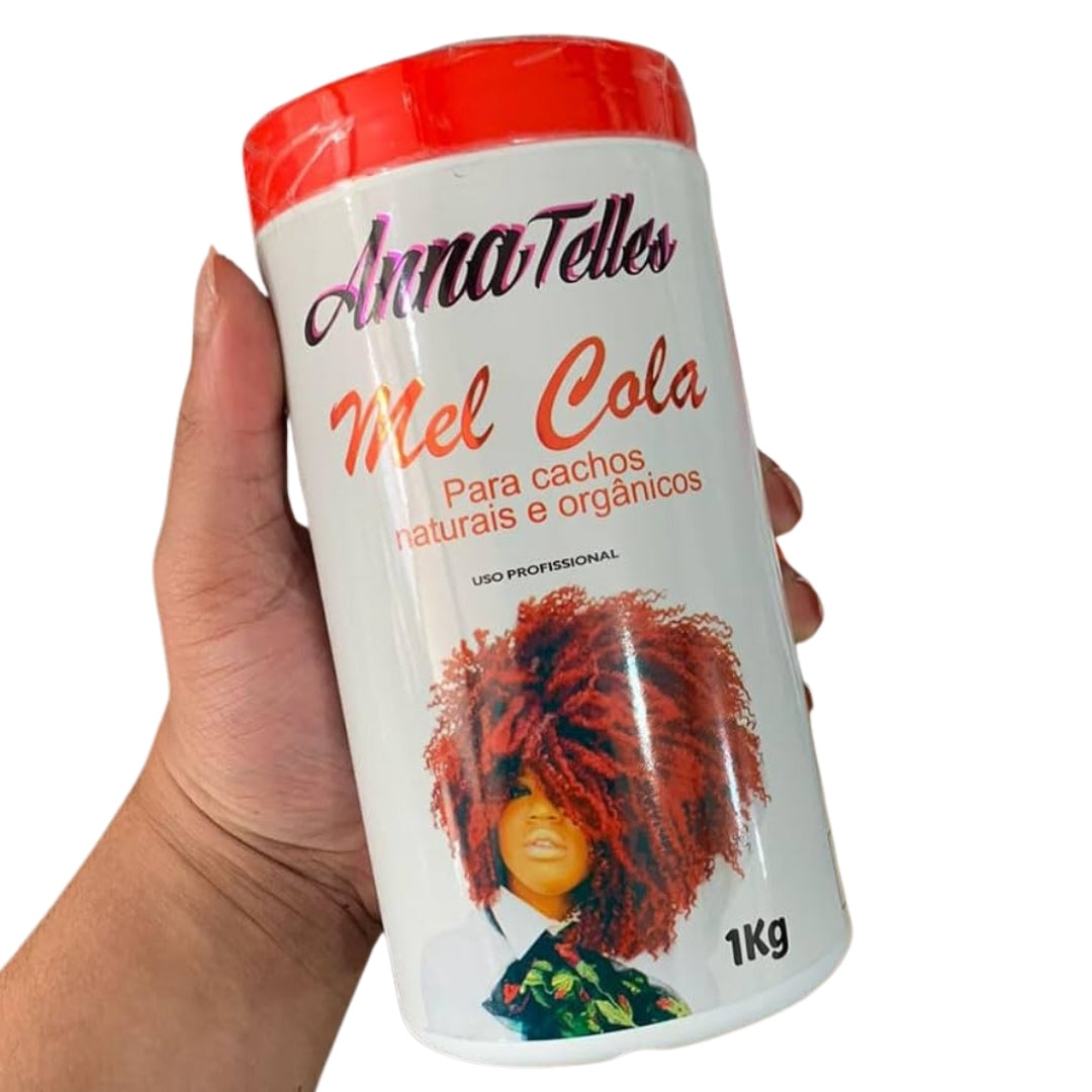 Mel Cola Curly Wavy Hair Finisher Modeling Treatment 1Kg Anna Telles