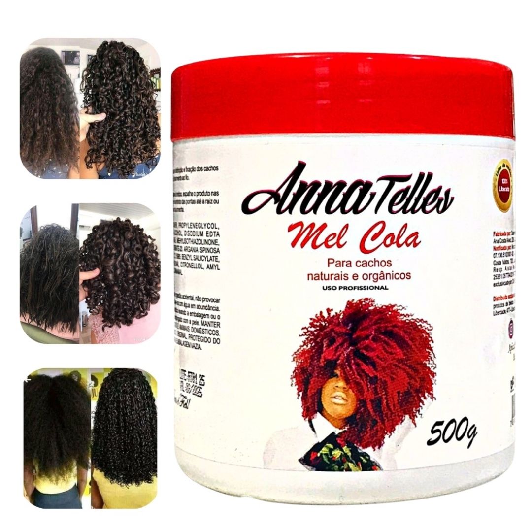 Mel Cola Curly Wavy Hair Finisher Modeling Treatment 500g Anna Telles