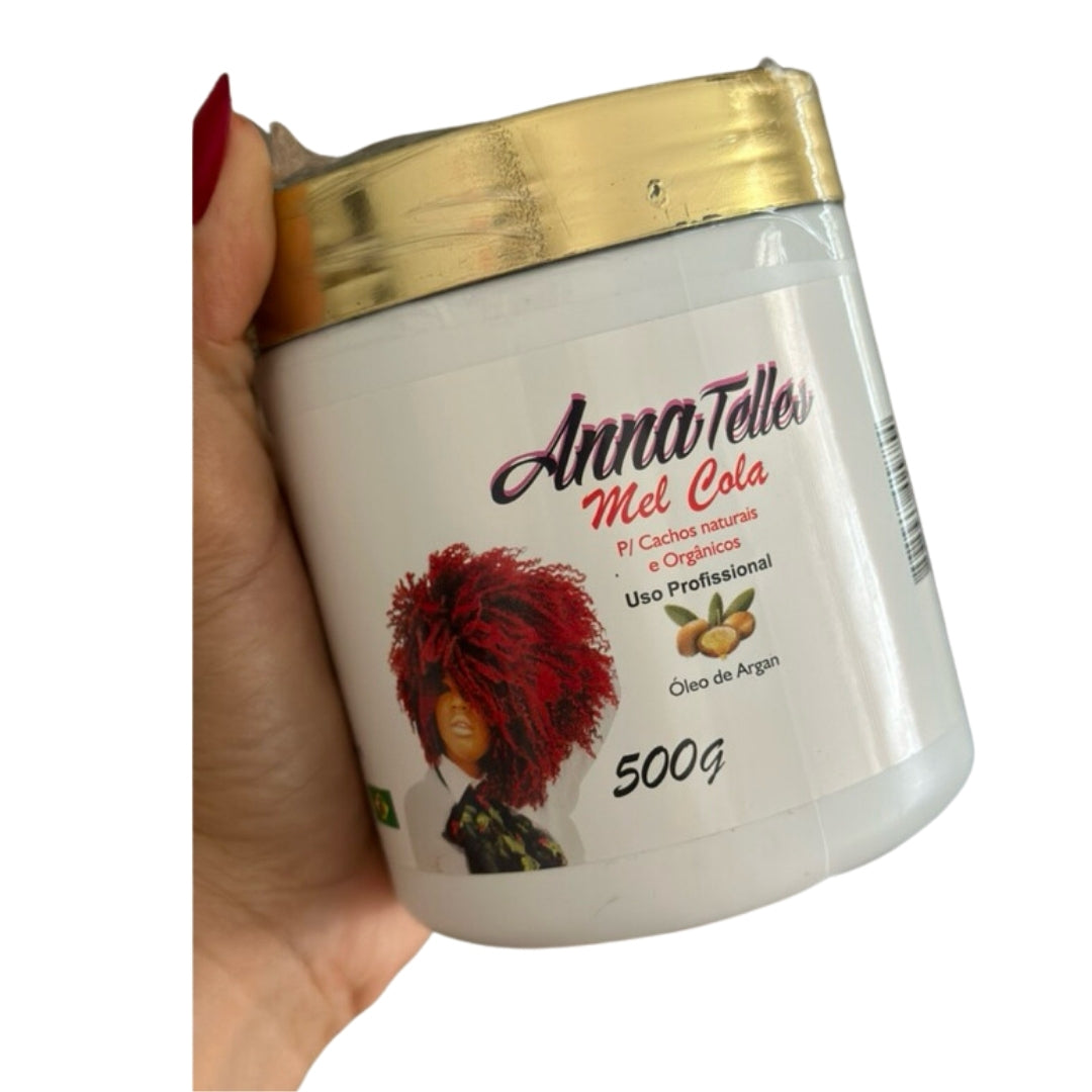 Mel Cola Argan Oil Curly Hair Modeling Finisher Treatment 500g Anna Telles