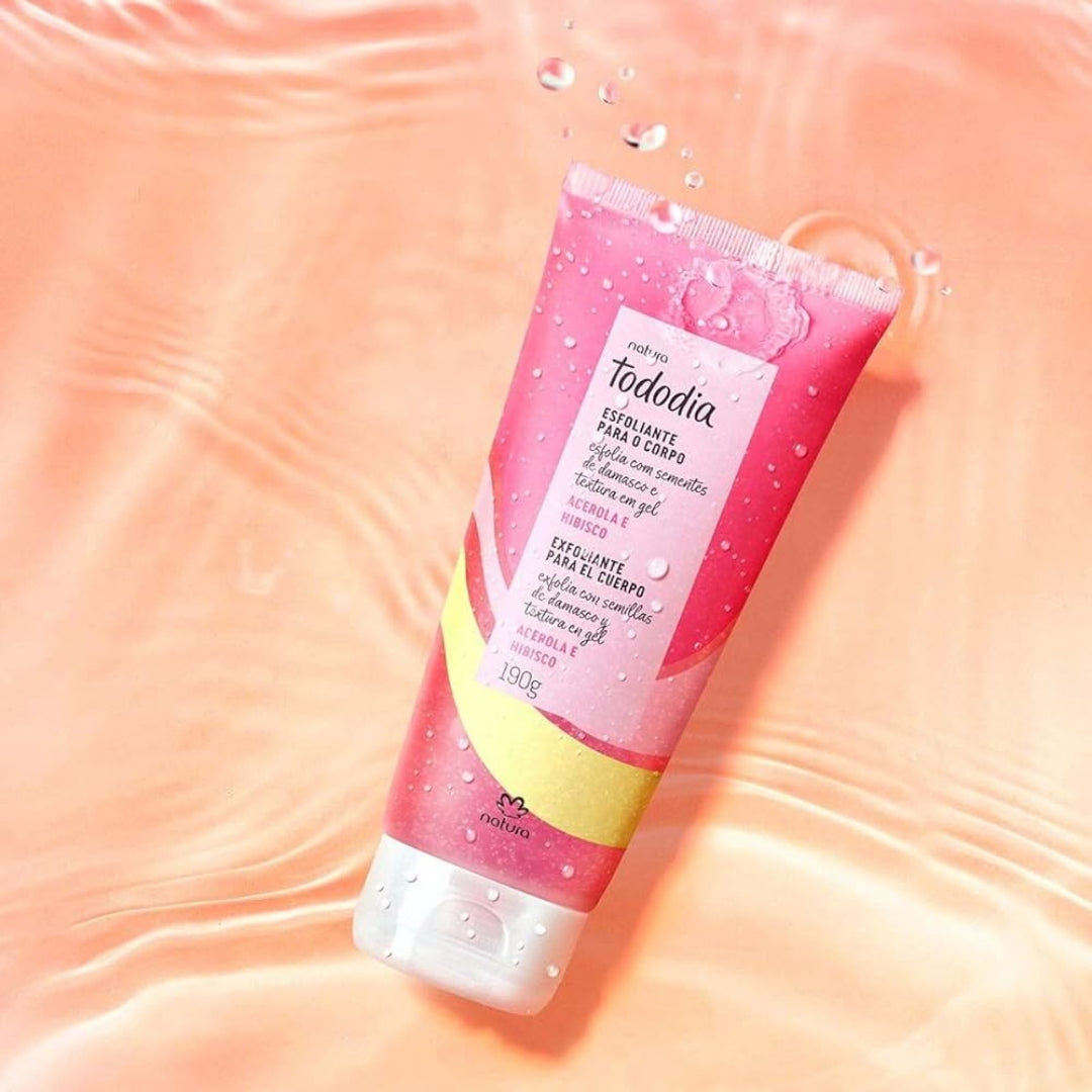 Todo Dia Acerola and Hibiscus Body Scrub 190g Natura Daily Skin Care