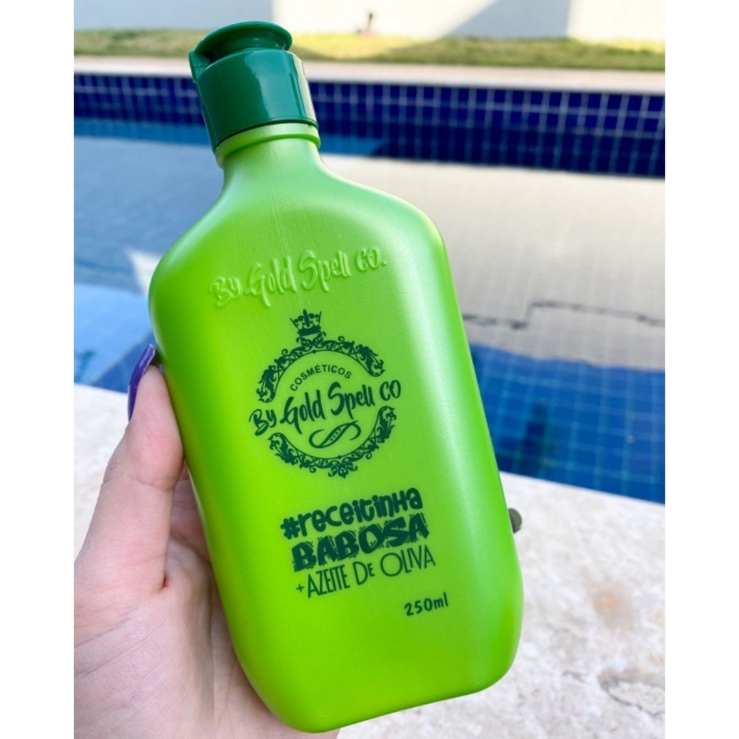 Gold Spell Receitinha Babosa Aloe Vera Olive Oil Hair Treatment 250ml Everk