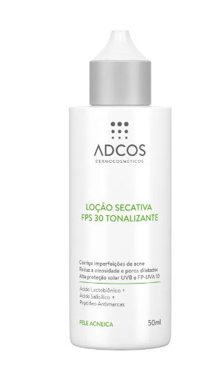 Lotion de sécurité anti-acné Adcos FPS 30 Tonalizer 50 ml Cartes