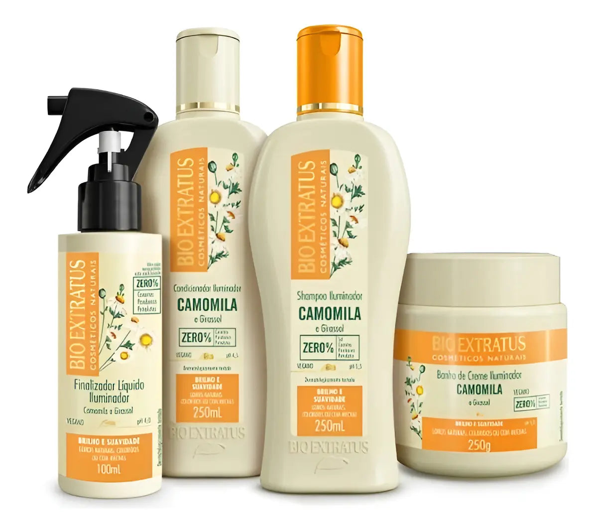 Botica Camomila Camomille Hair Nutrition Treatment Kit 4 Itens - Bio Extratus