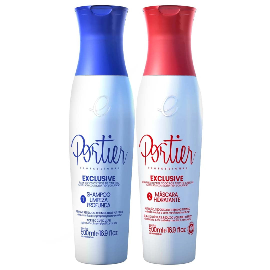 Portier Exclusive Blowout Hair Progressive Brush 2x500ml - Portier