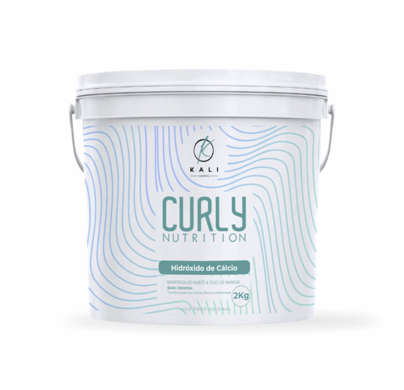 Crème relaxante à la guanidine Curly Nutrition de Kali Cosmetics, hydroxyde de calcium, 2 kg / 70,54 fl oz