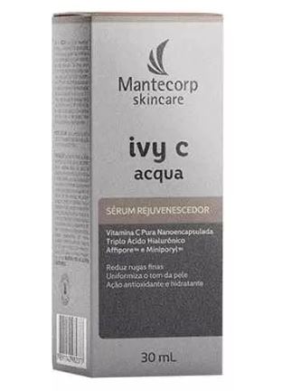 Facial Rejuvenator Ivy C Acqua Serum 30ml - Mantecorp