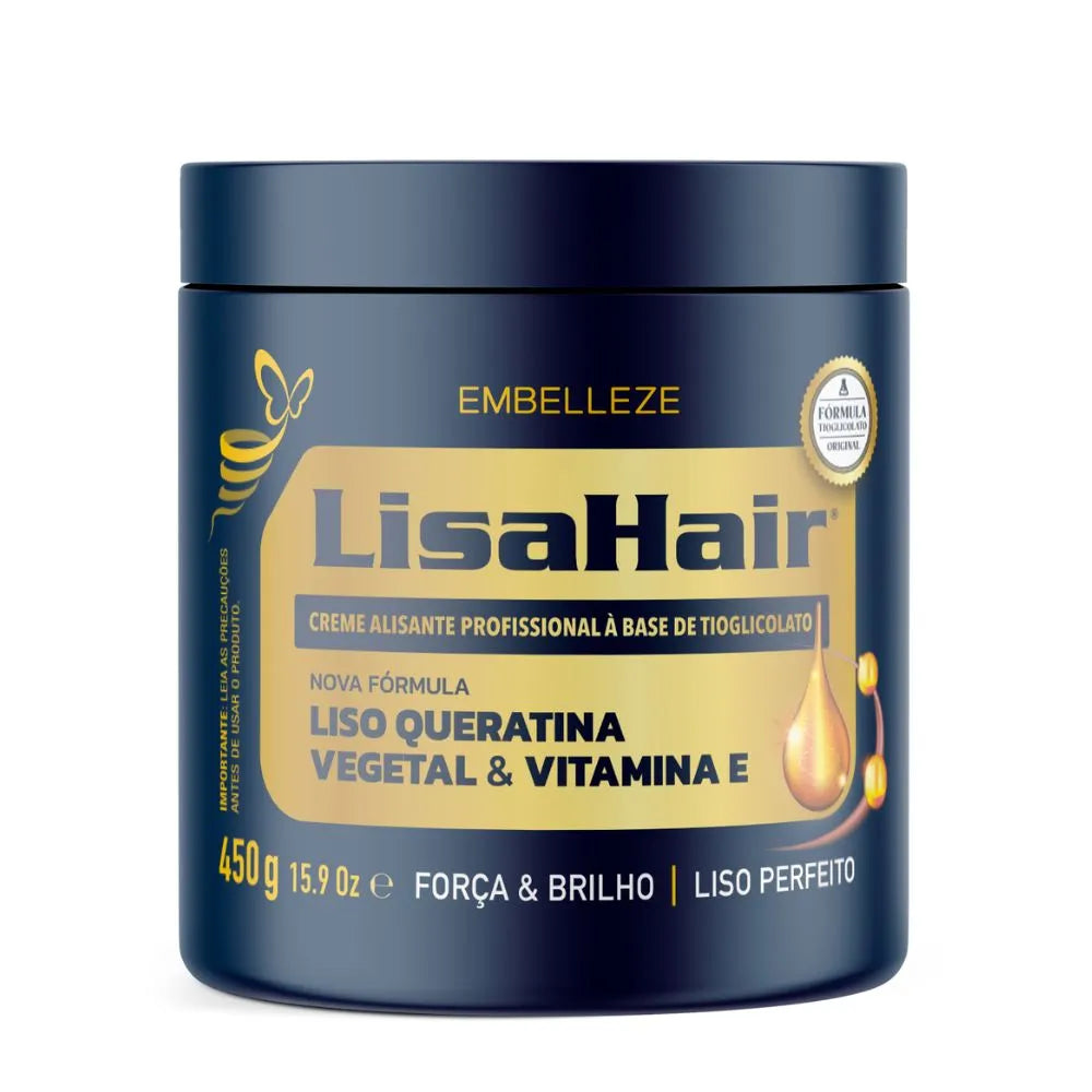 Lisahair Straightening Cream Smooth Keratin 450g