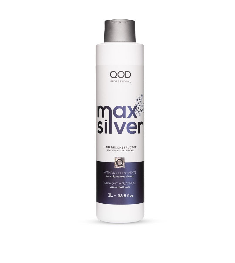 QOD Max Silver Keratin Smoothing Straightening Reconstructor 1000ML - QOD