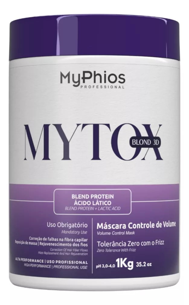 قناع الشعر العميق في Phios Mytox Blond 1kg / 35.27 Fl Oz