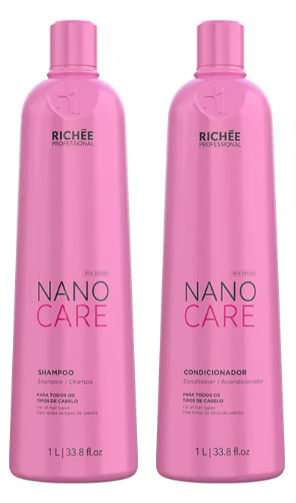 Masque Cheveux Profond Nano Brésilien Professionnel Lavabo Strong Soft Treatment 2x1L - Richée