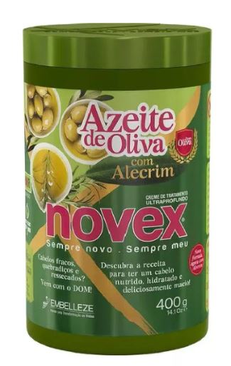 Novex Crème de Traitement Huile d'Olive Oliva 400g