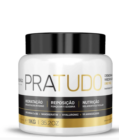 Pra Tudo Capillary Schedule Hydration Nutrition Repair Hair Mask 1Kg - Borabella