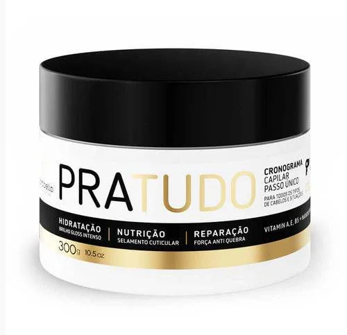 Pra Tudo Capillary Schedule Hydratation Nutrition Repair Mask 300g - Borabella