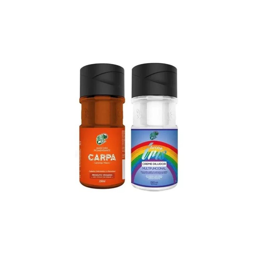 Kit de coloration capillaire Carpa Orange Tinting Pigment + Diluer Cream 2x 150ml Kamaleao