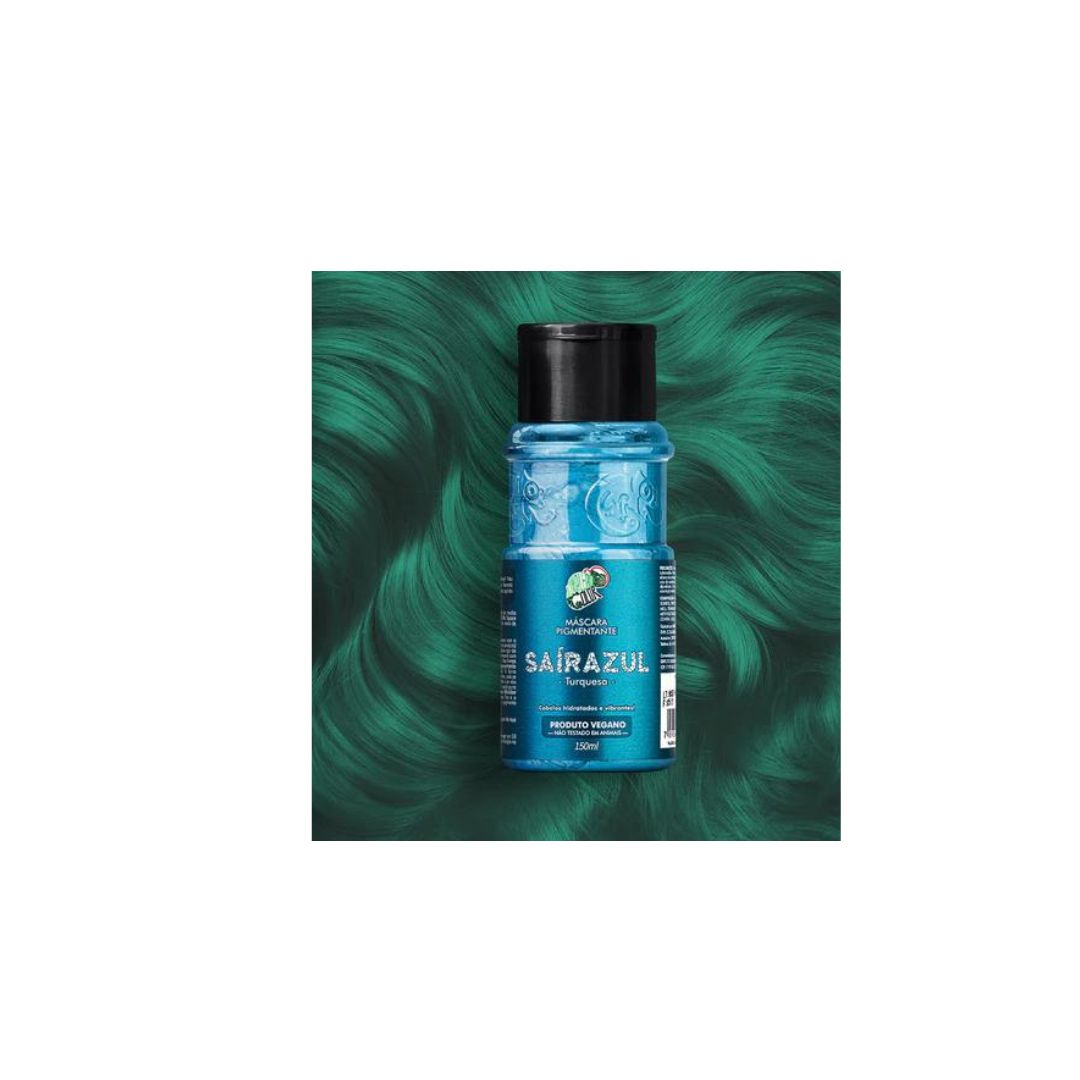 Kit de coloration capillaire Sairazul Blue Tinting Pigment + Diluer Cream 2x 150ml Kamaleao