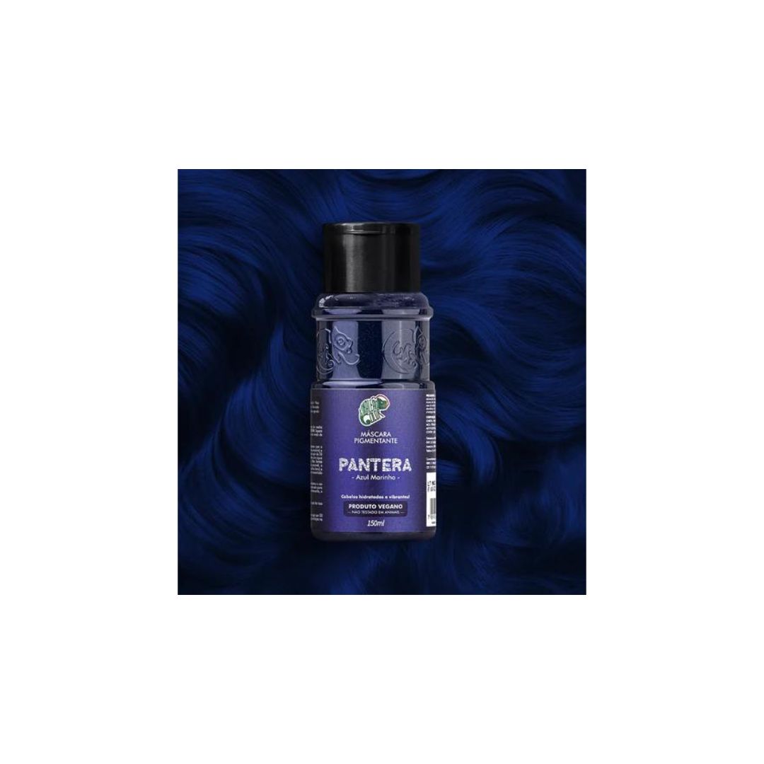 Kit de coloration capillaire Pantera Blue Tinting Pigment + Diluer Cream 2x 150ml Kamaleao