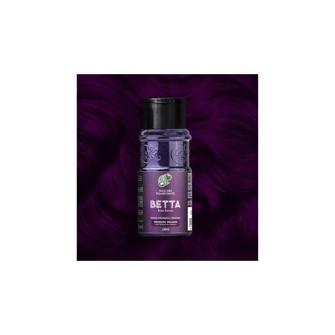 Kit de coloration capillaire Betta Purple Pigment + Diluer Cream 2x 150ml Kamaleao