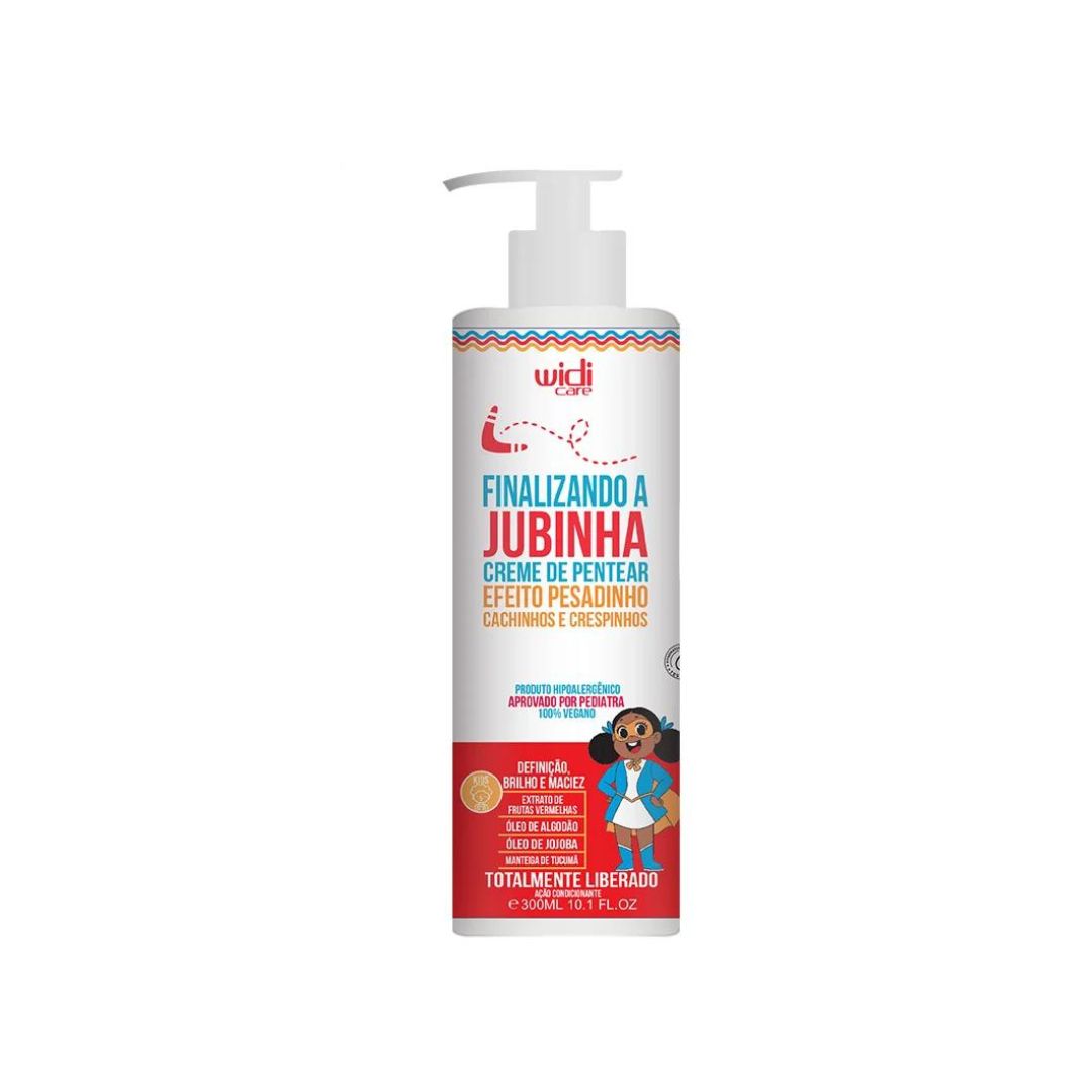 Finalizando a Jubinha Crème Coiffante Définition Cheveux Bouclés Ondulés 300ml Widi Care