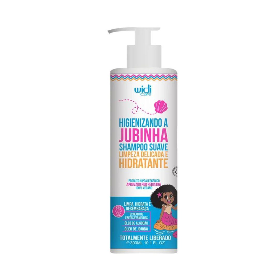 Juba Shampoing hydratant nettoyant doux assainissant pour cheveux bouclés 300 ml Widi Care