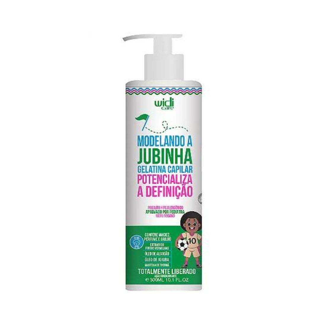 Modelando a Jubinha Hair Gelatin améliore la définition des cheveux bouclés 300g Widi Care