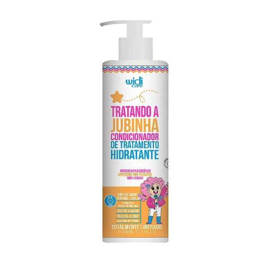 Tratando a Jubinha Conditioner Curly Wavy Hair Moisturizing 300ml Widi Care