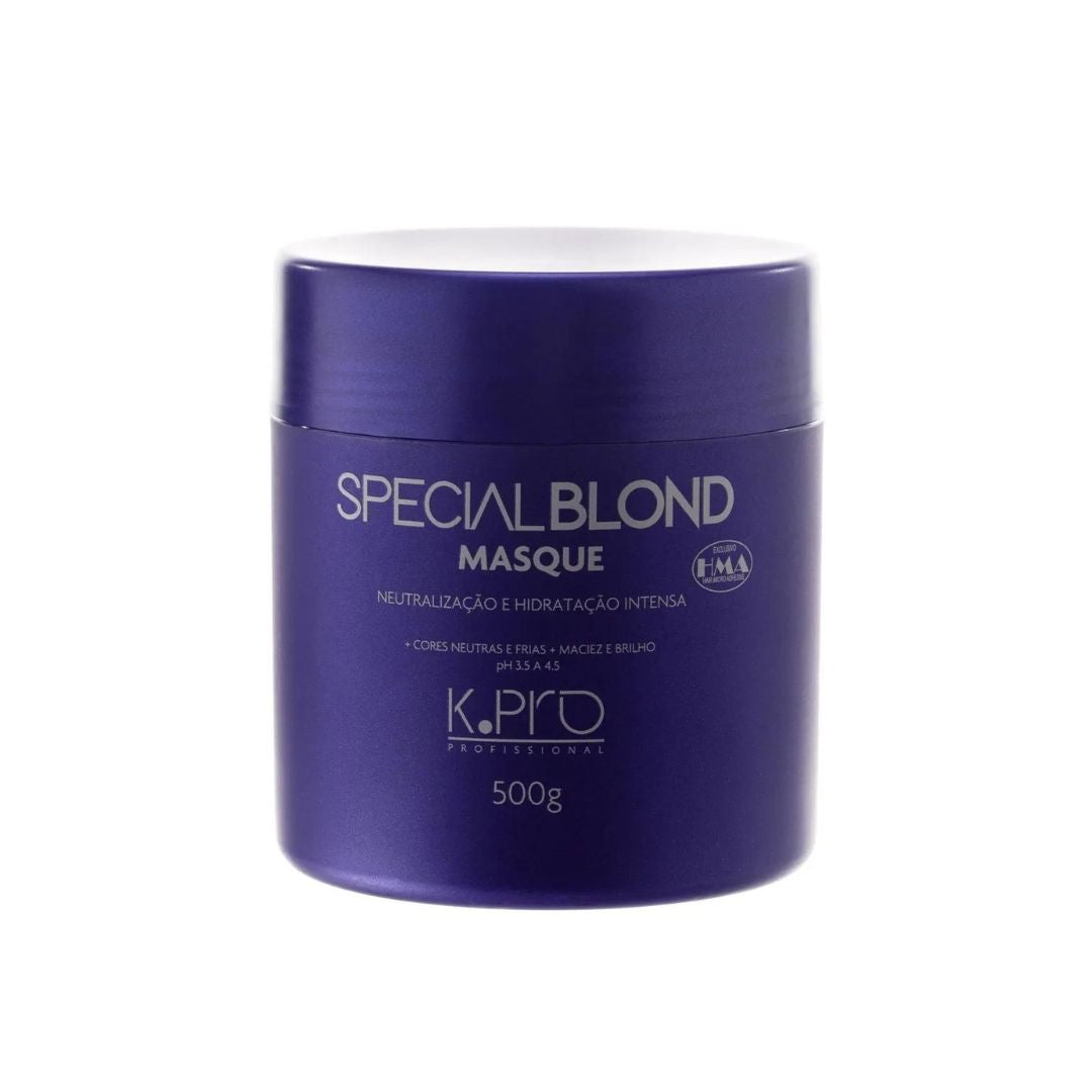 Masque spécial blond neutralisant la couleur des cheveux 500 g K.Pro