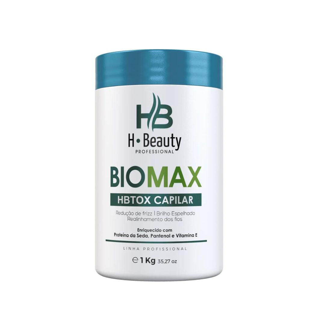 Biomax Hbtox Masque Capillaire Profond Réducteur de Volume Alignement 1Kg H Beauty