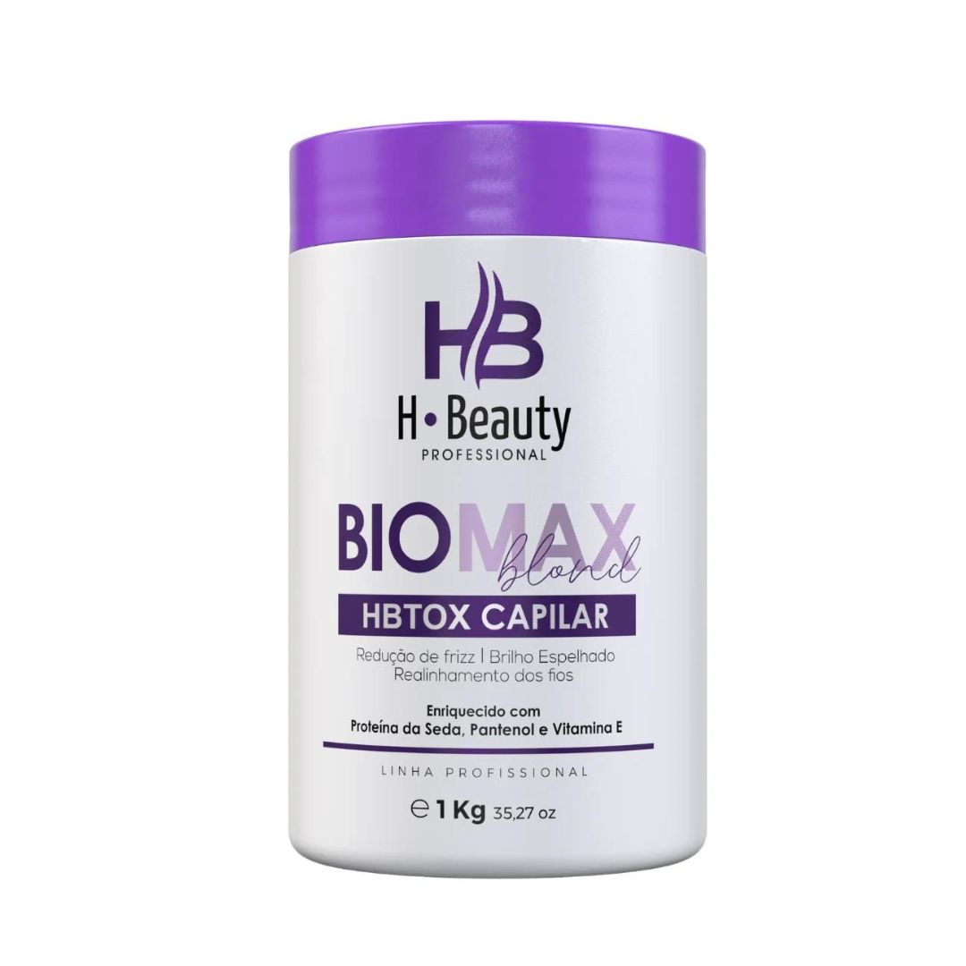 Bio Max Blond Hbtox Masque capillaire profond Réducteur de volume de teinture blonde 1 kg K.Pro