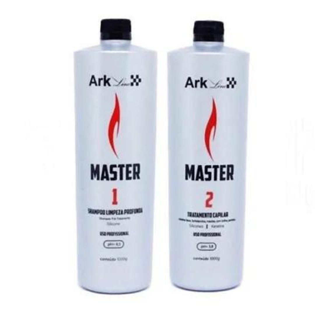 Kit de lissage thermique Master Gray Progressive Brush 2x 1L Ark Line