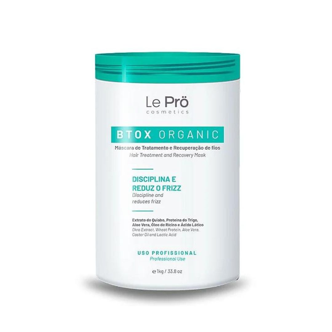 Masque capillaire bio profond traitement lissant réducteur de volume 1 kg Le Pro