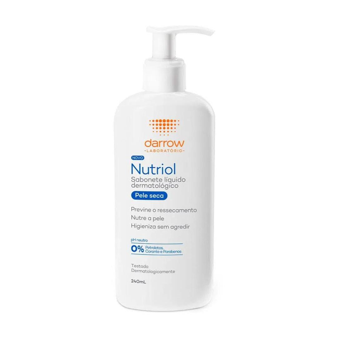 Nutriol Savon liquide hydratant pour peau sèche Soin quotidien 240 ml Darrow