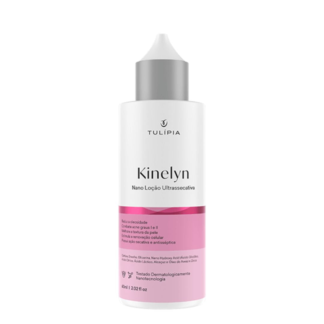 Lotion ultrasécative Kinelyn Nano Soin de la peau pour le contrôle du sébum du visage 65 ml Tulipia