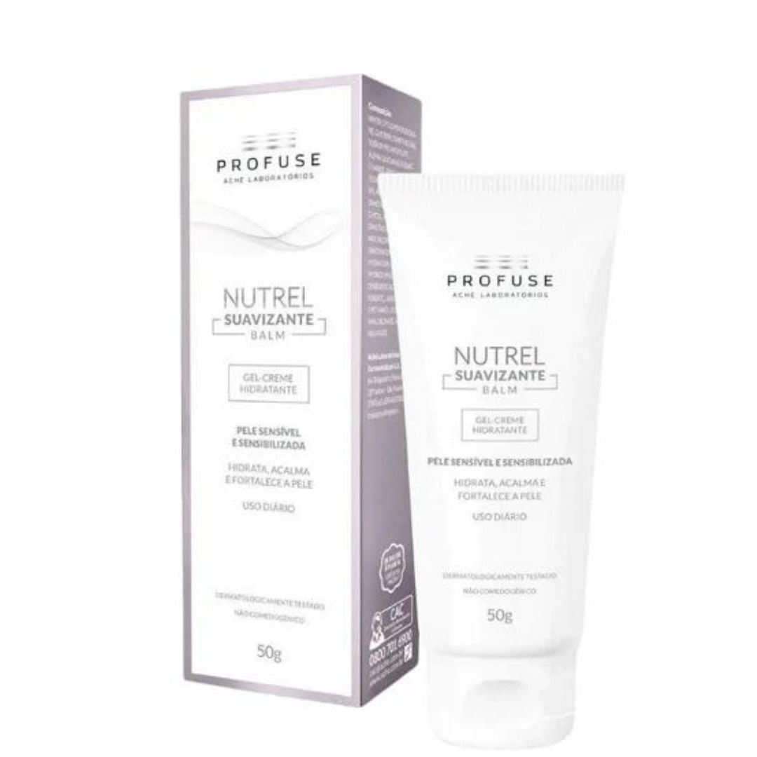 Nutrel Gel Adoucissant Crème Hydratante Baume Soin du Visage 50g Profuse