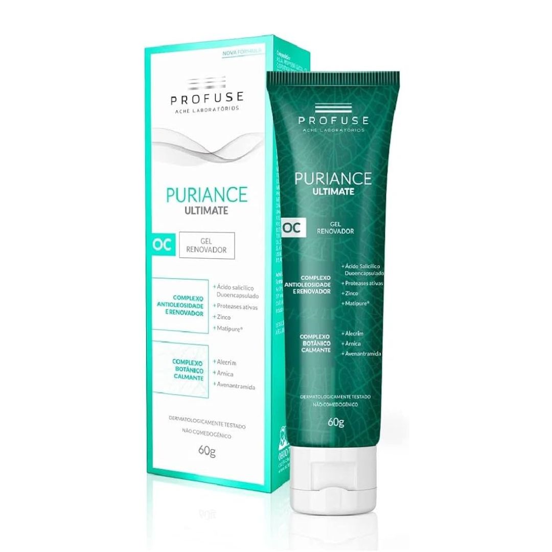 Gel de soin pour la peau Puriance Ultimate Facial Renewing Gel 60 g Profuse