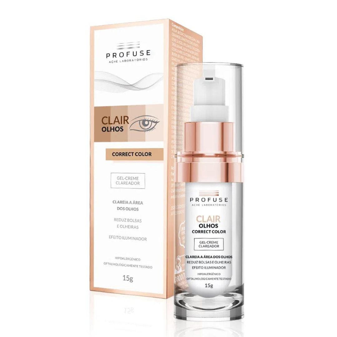 Clair Eyes Gel Blanchissant Soin de la Peau Hydratant et Protecteur Traitement 15g Profuse