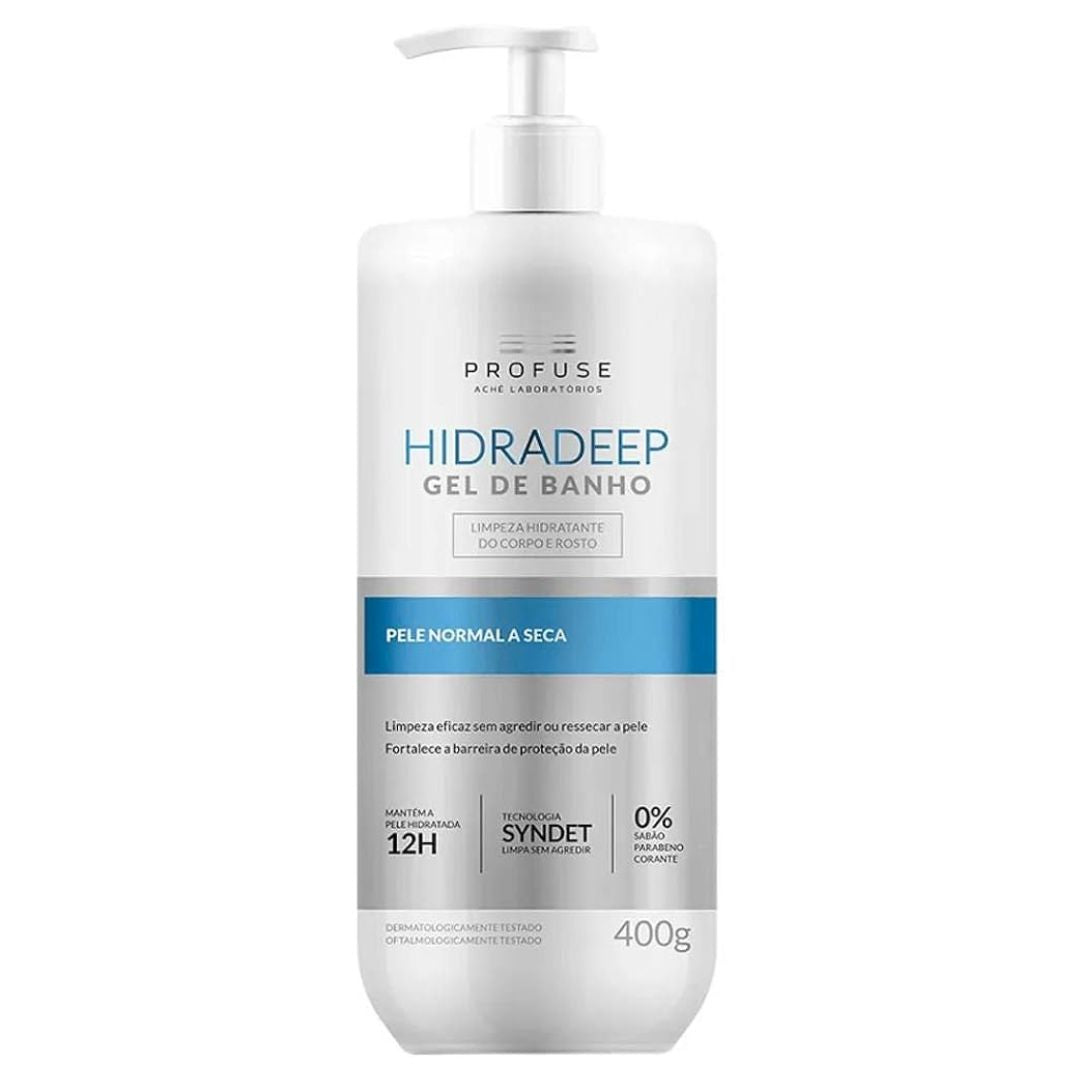 Gel douche Hidradeep Soin du corps Soin hydratant pour la peau 400 g Profuse