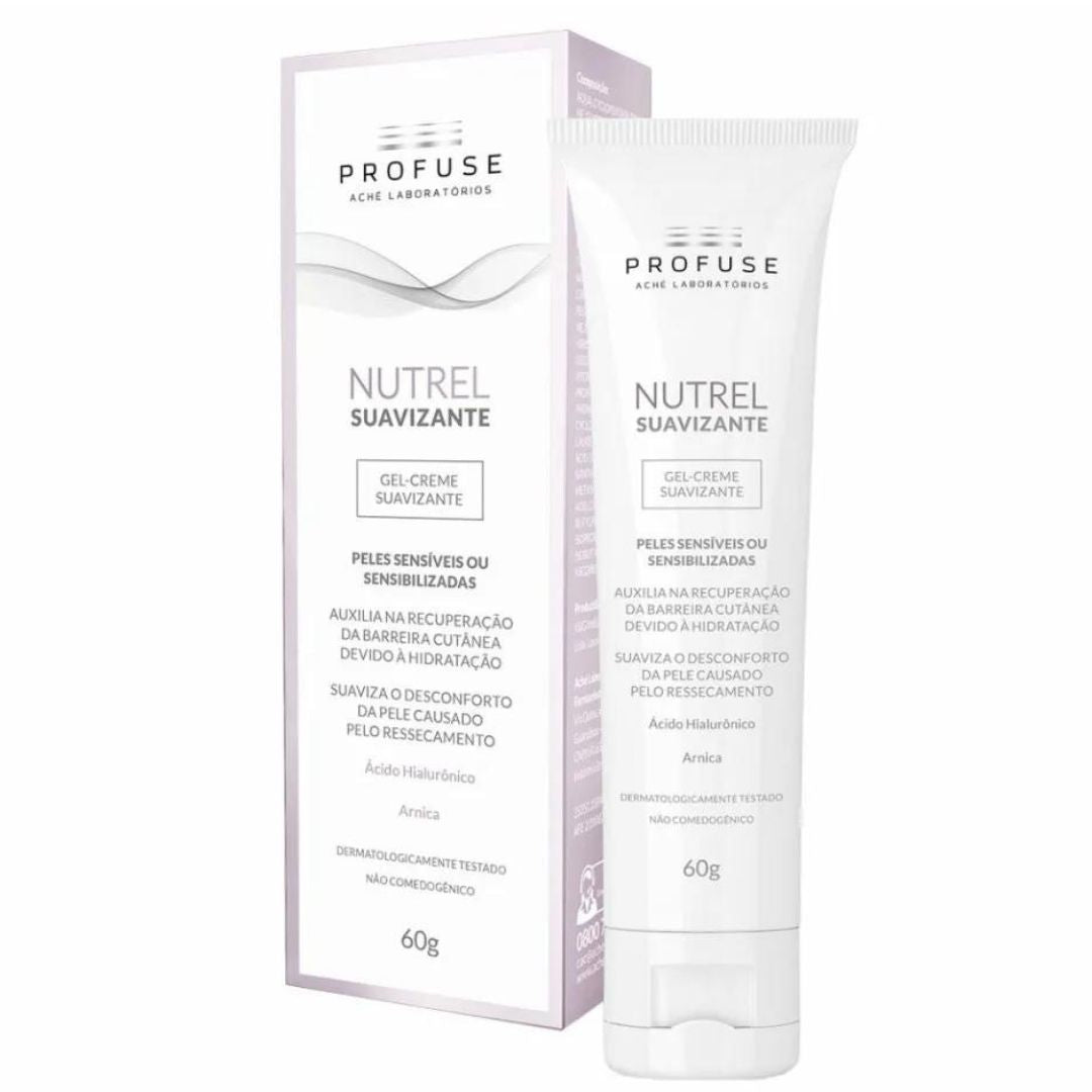 Nutrel Gel Crème Apaisant Visage Soin Peau Sèche Sensible 60g Profuse