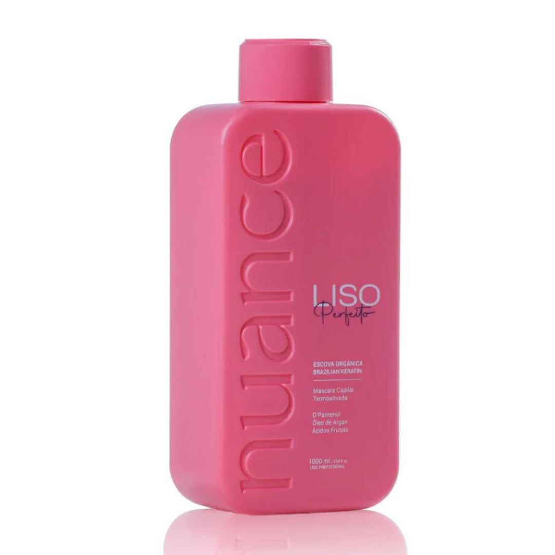 Liso Perfeito Perfect Smooth Progressive Brush Organic Hair Straightening 1L Nuance